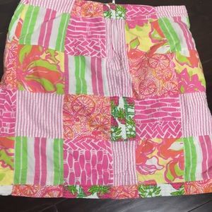 Lilly Pulitzer Karlo skirt local patch size 4